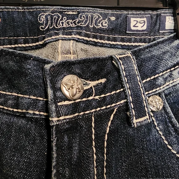 Miss Me Women's Dark Blue Boot Cut Jeans - Picture 3 of 7